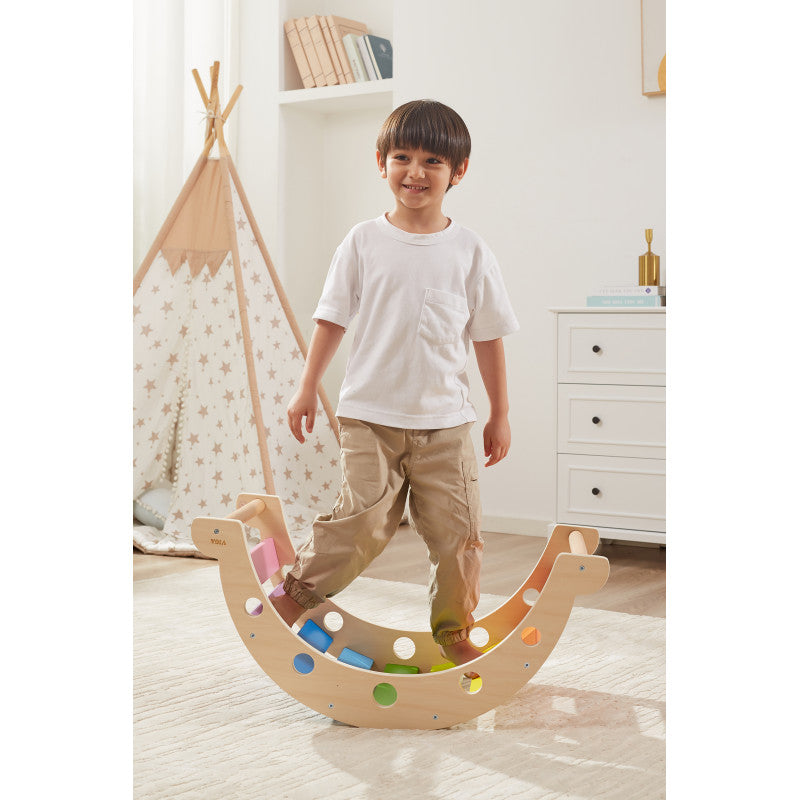 Balansoar din lemn Curcubeu, Viga